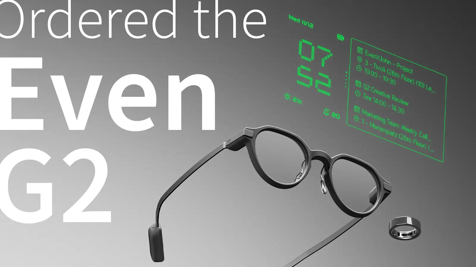 スマートグラス Even G2 を注文した!!のメインビジュアル