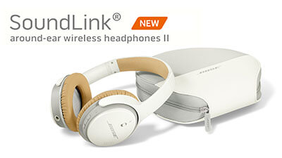 9月18日に新発売された「SoundLink around-ear Wireless headphones II」。実に欲しい。