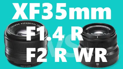 作例で比較する XF35mmF1.4 R と XF35mmF2 R WR の違いのメインビジュアル