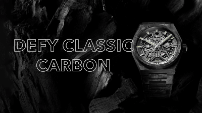 普段使いの腕時計として、思わず衝動買いしてしまった「ZENITH DEFY Classic Carbon」。シンプルな 3針モデルながらも、印象的なスケルトンデザインがシブい。