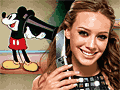 Hilary Duffを起用した Disney mobileの CM。