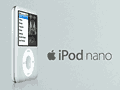 シンプルなデザインも魅力な「iPod nano」。