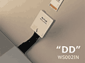 WILLCOMの通信端末 WS002IN。デザインが悩みどころ。