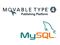 古いバージョンの MySQLで Movable Typeを利用していました。