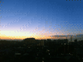 和光市のアパートから眺める最後の朝日。さようなら和光市。