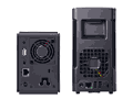 BUFFALOの「LS-WVL/R1シリーズ（左）」と、I-O DATAの「HDL4-Gシリーズ（右）」との背面の違い。